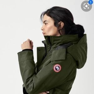 Military Green Gabriola Canada Goose Parka‼️